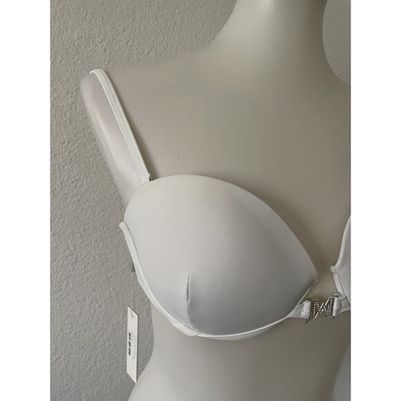 Meshki Swim Bikini Top Padded Logo Swimwear - Picture 3 of 7